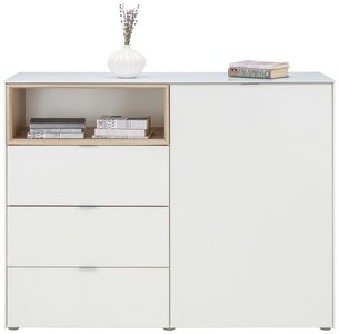 Kommode In Weiss Sonoma Eiche Online Kaufen Momax