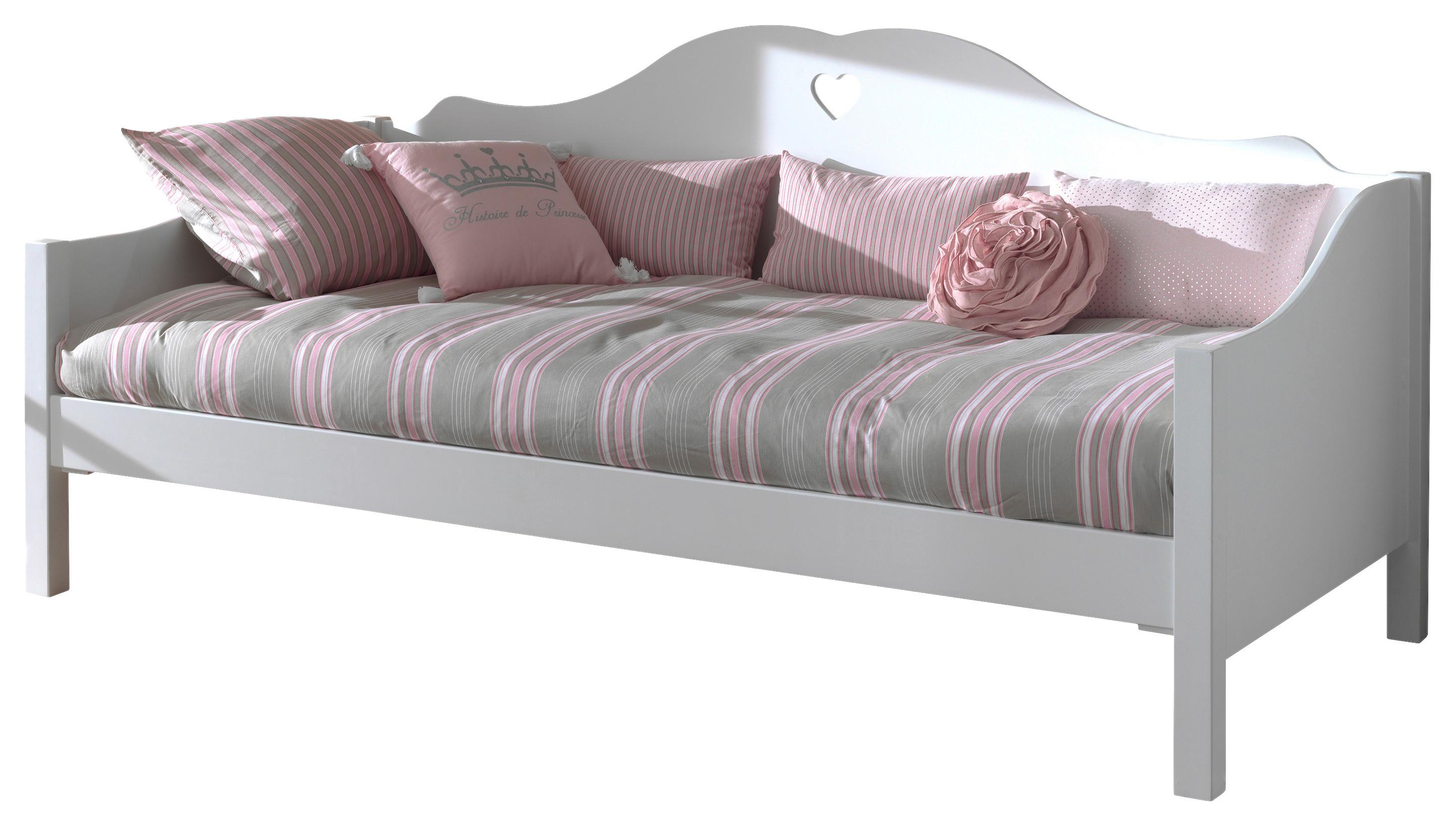 Kojenbett 90x200 Amori, Weiß - Weiß, KONVENTIONELL, Holzwerkstoff (90/200cm) - MID.YOU