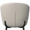 STOEL NOEMIE - Crème/Zwart, Modern, Hout/Textiel (49/81/54cm) - Bessagi Home