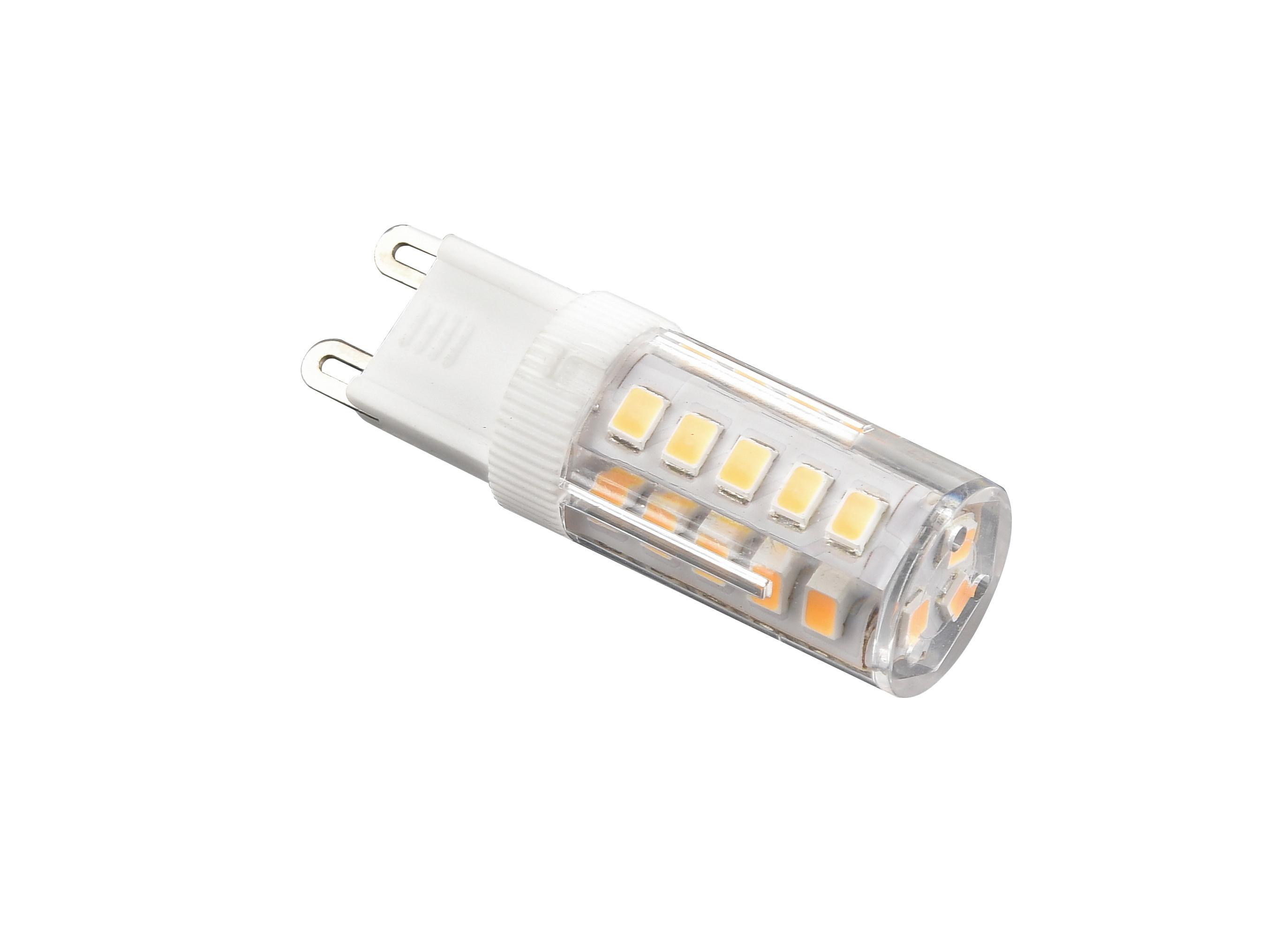 LED-LJUSKÄLLA DAMIAN - vit/transparent, Klassisk, plast (1,5/5,7cm) - Mömax