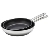 ZESTAW PATELNI 2133305491 SILIT - kolor stalowy/czarny, Basics, metal - Silit