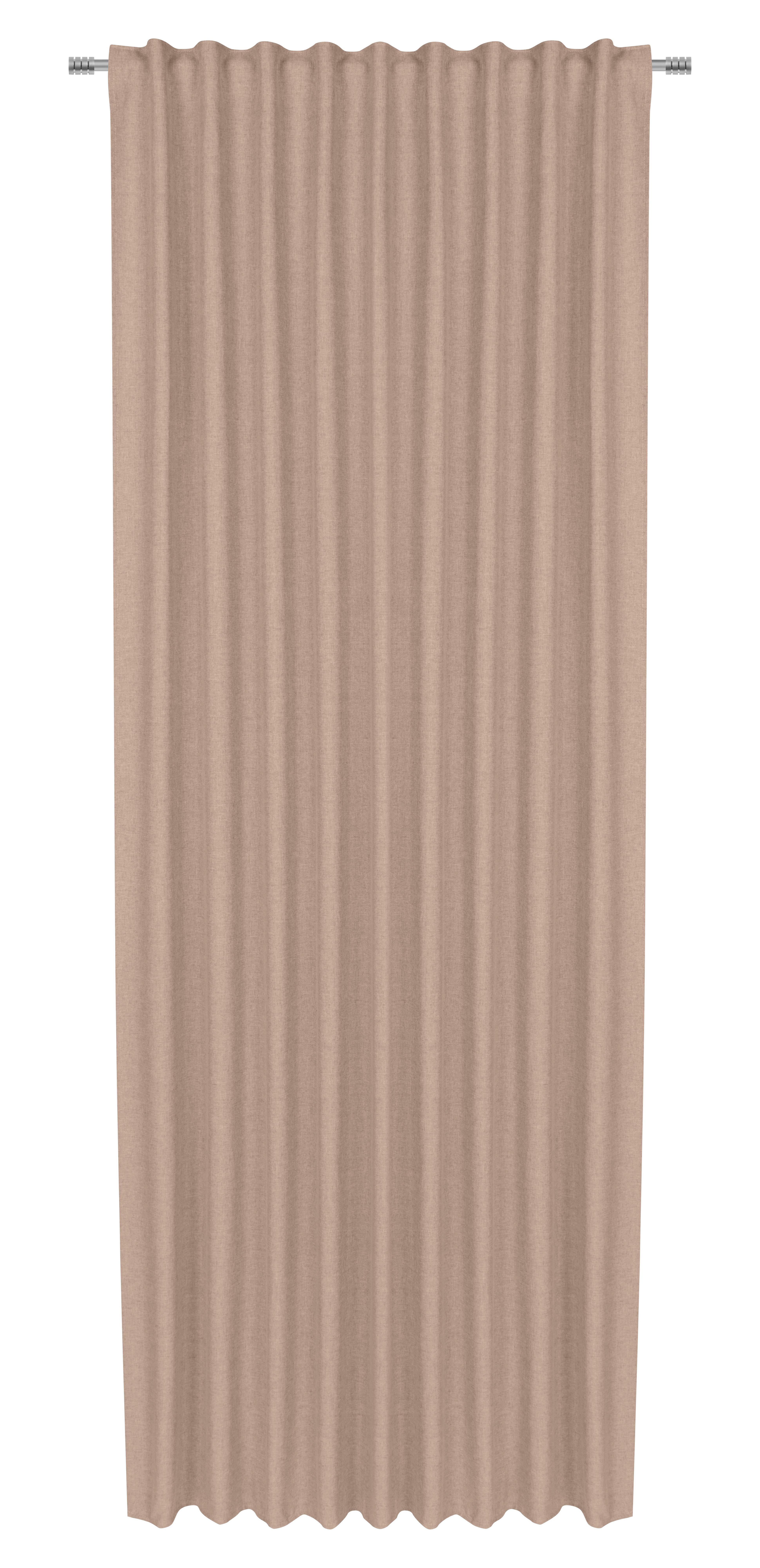 Fertigvorhang Ulrich Taupe ca. 135x245cm - Taupe, Textil (135/245cm) - Modern Living