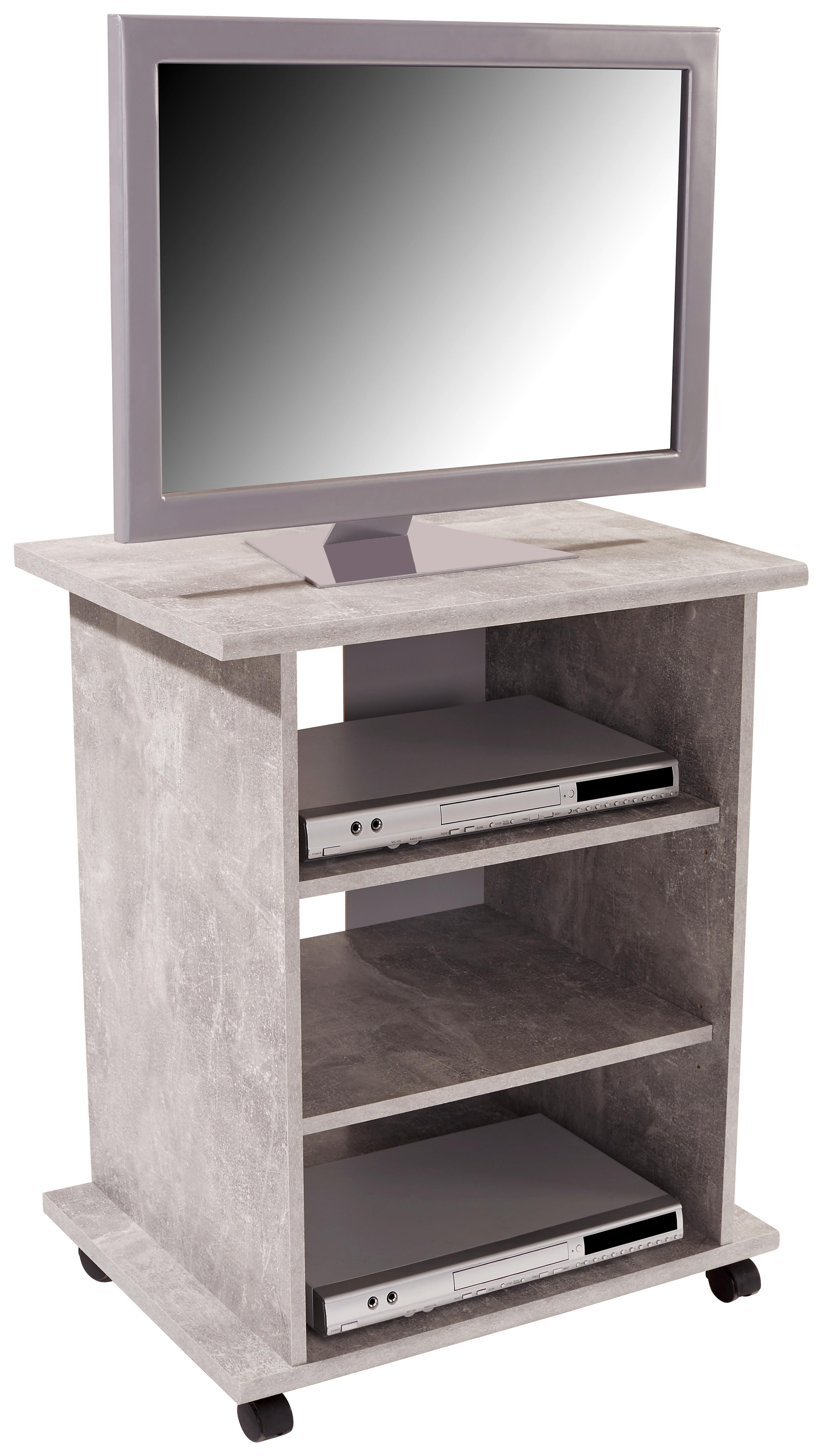 Masă pentru televizor Jürgen - gri, Modern, material pe bază de lemn (65/76/40cm) - Based