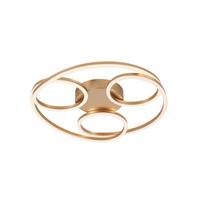 Plafonieră cu LED Rundim - șampanie, Modern, plastic/metal (51/8cm) - Mömax