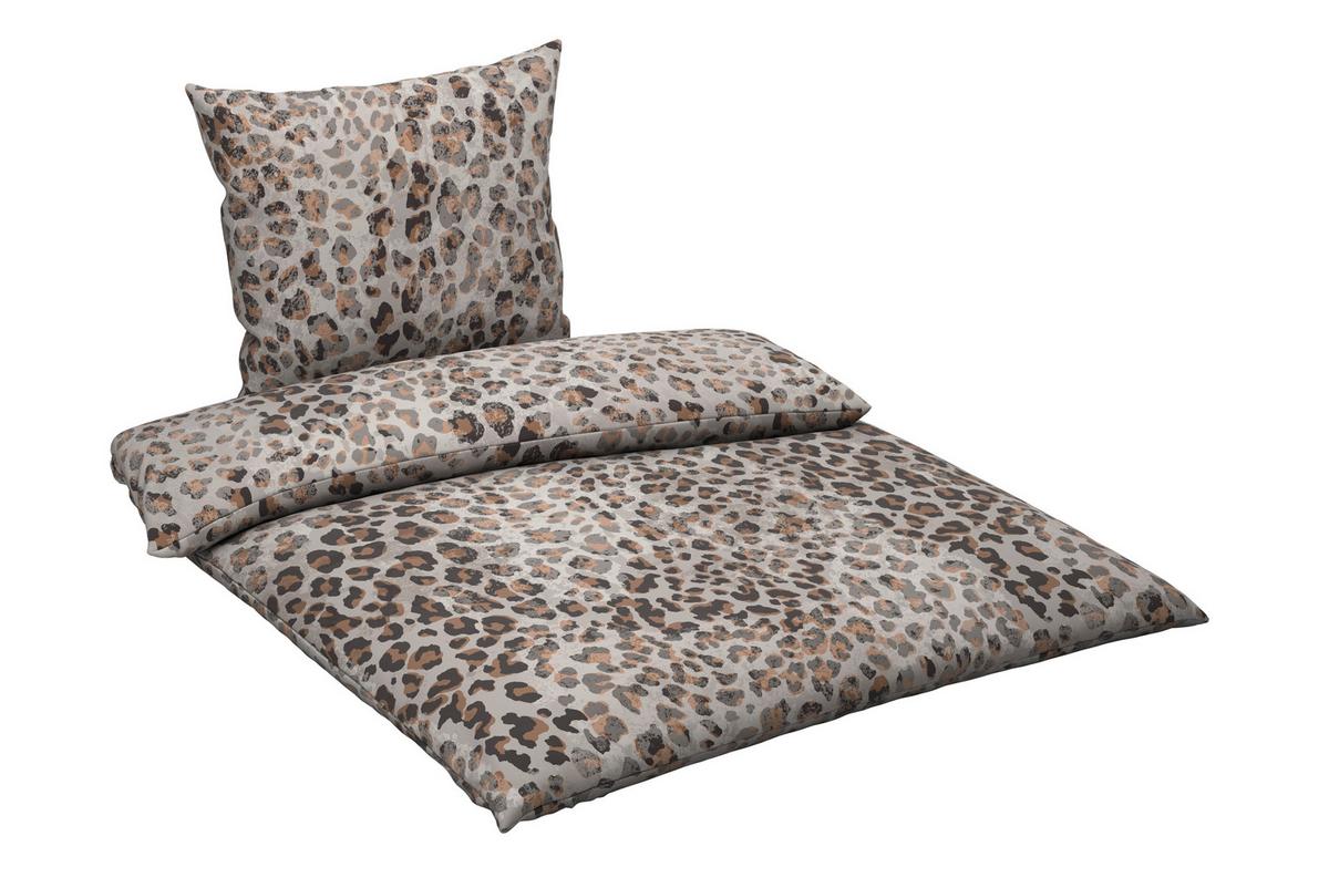 POŚCIEL LEO - brązowy, tkanina (155/220cm) - Dieter Knoll