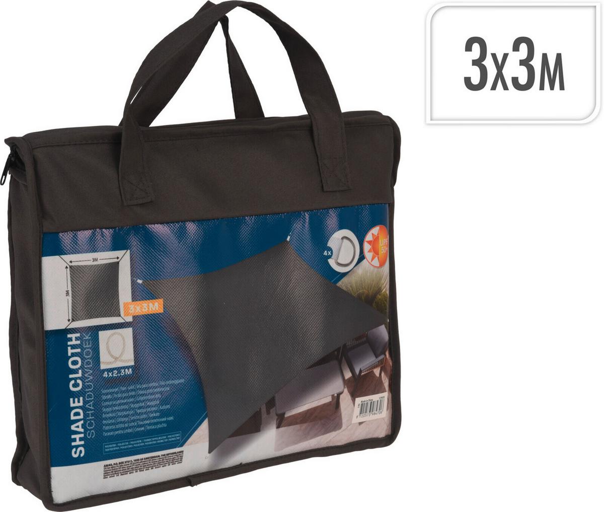 Kerti Napvitorla Tina - fekete, Konventionell, textil (300/300cm) - Mömax