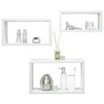 Wandboardset in Weiß - Weiß, MODERN, Wellpappe (45/27/16cm) - MÖMAX modern living