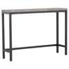 BEISTELLTISCH RISE - Schwarz/Grau, Design, Holzwerkstoff/Metall (110/30/80cm) - Livetastic