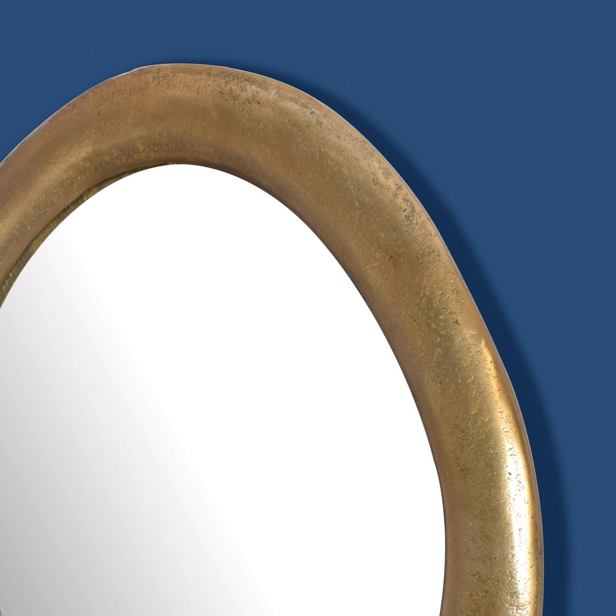 WANDSPIEGEL WL7.106 - Goldfarben, Design, Glas/Metall (50/71/3cm) - MID.YOU