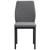 STOL MIA -BASED- - grå/svart, Basics, metall/textil (44/90/56cm) - Based