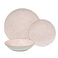 Tafelservice Tina in Pink, 12-teilig - Rosa, KONVENTIONELL, Keramik - Modern Living