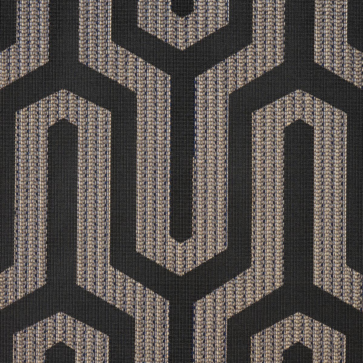 ZASŁONA GOTOWA MALFOY - czarny/kolor złoty, Design, tkanina (140/245cm) - Dieter Knoll