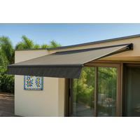 MARKISE ELEKTRI. MARKISE 295X200 ANTHR - Dunkelgrau/Anthrazit, MODERN, Kunststoff/Metall (200/20/295cm) - Gardenson