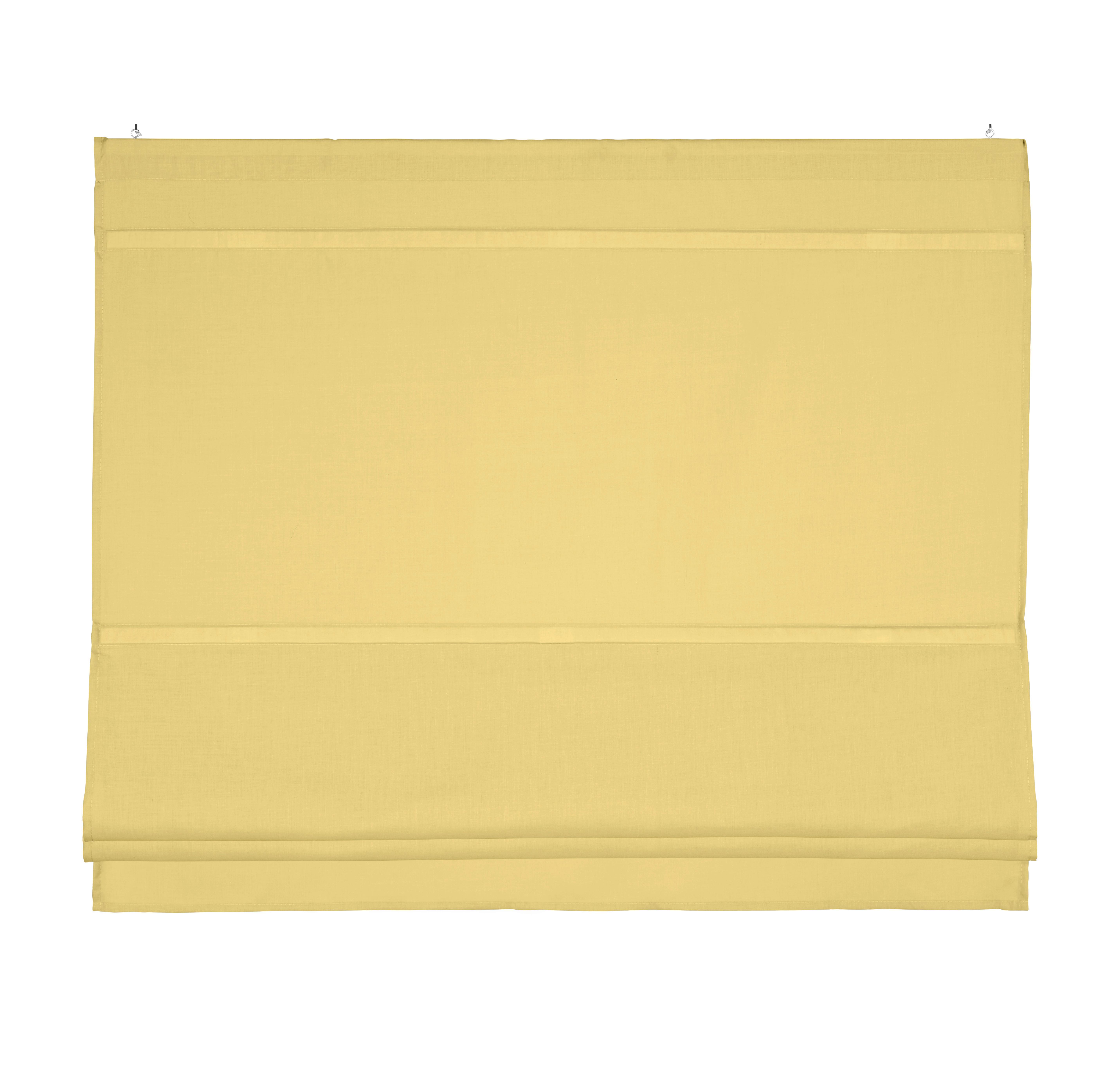 Raffrollo Maggy ca. 120x170cm - Gelb, Modern (120/170cm) - Modern Living