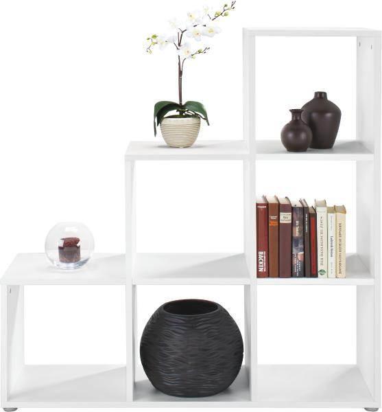 Regal Weiß - Weiß, MODERN, Holzwerkstoff (112/114/35cm) - Mömax modern living