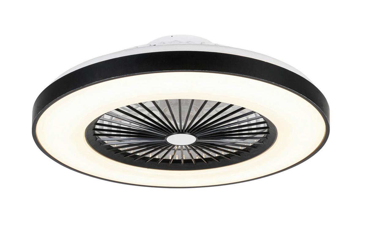 Led Mennyezeti Lámpa Mitzi - fekete/áttetsző, Modern, műanyag (57/19cm) - Mömax