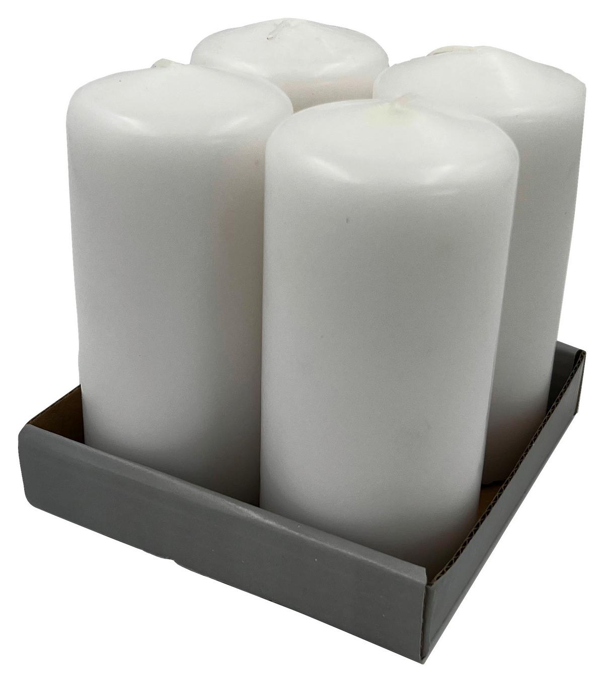 Tömbgyertyaszett Katrinja - fekete/rózsaszín, paraffin (6/12,5cm) - Modern Living