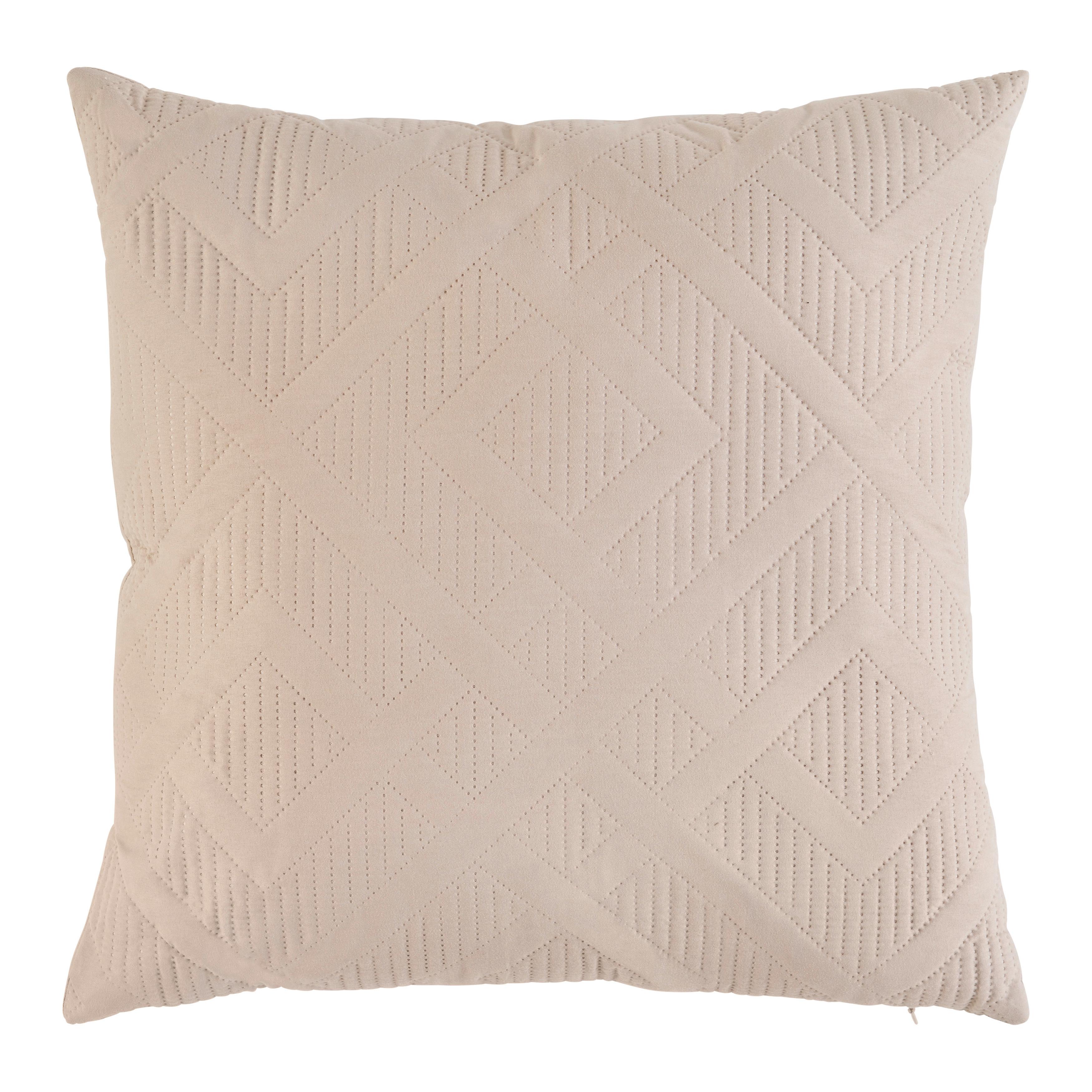 Zierkissen Selina Hellbraun ca. 45x45cm - Hellbraun, Konventionell (45/45cm) - Mömax