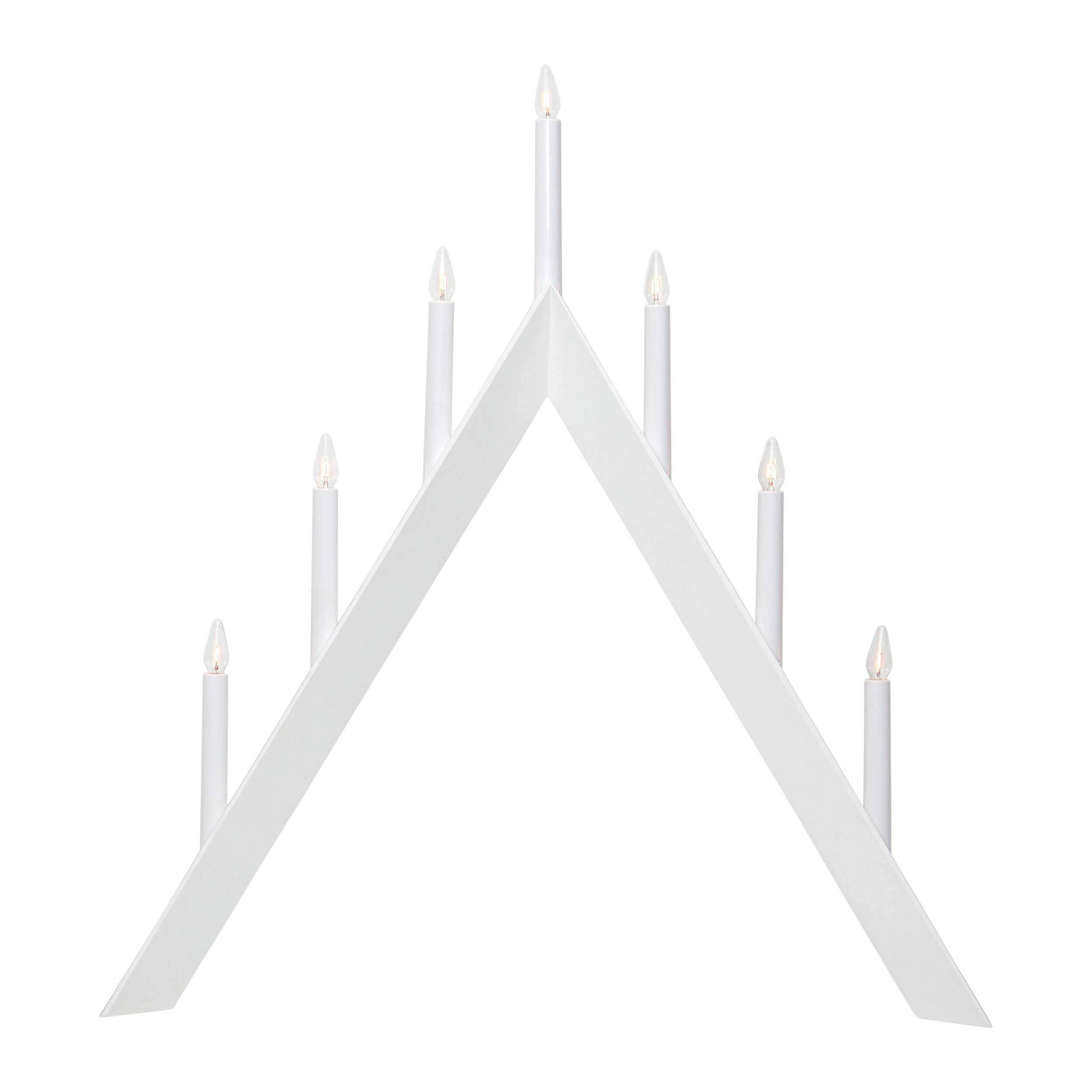 Led-dekoleuchte 410212 Kerzenständer - Weiss, Basics, Holz/Kunststoff (60/7/64,5cm) - Eglo