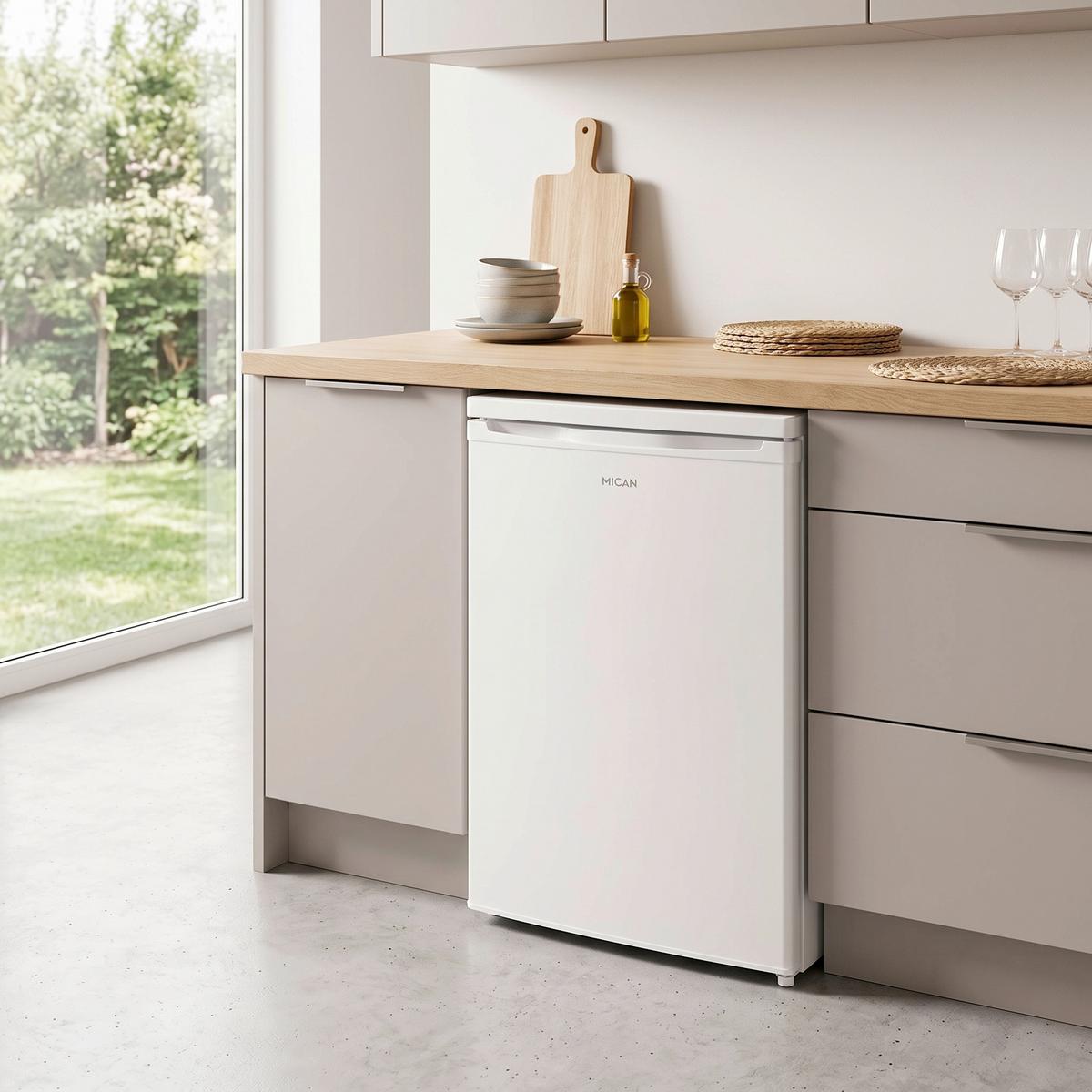 Kühlschrank SKHTTMG4SSWD - Weiß, Basics, Glas/Kunststoff (55/85/58cm) - Mican