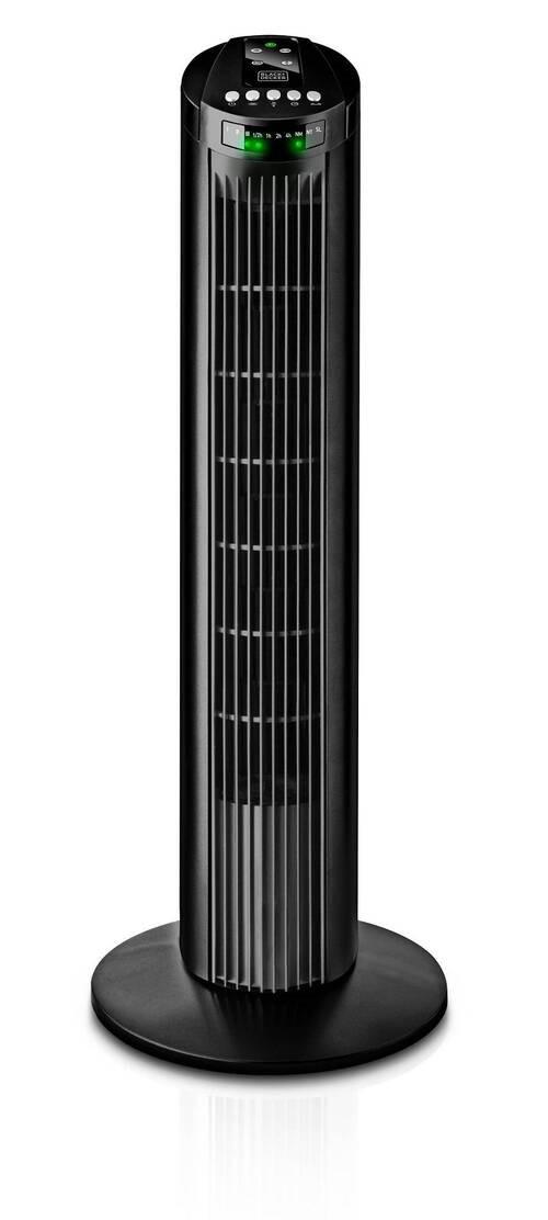 Turmventilator Black & Decker max. 45 Watt - Schwarz, MODERN, Kunststoff (26/74/26cm) - Black & Decker