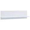 Stenski Regal Usilo, Bela - bela, Design, leseni material (102/30/20cm) - MID.YOU