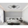 LED-TAKLAMPA RAUTA - svart, Modern, plast (63/27,5/4,5cm) - Mömax