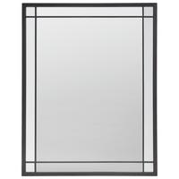 LUSTRO ŚCIENNE SOWA - czarny, Design, materiał drewnopochodny/metal (70/90/2,5cm) - MID.YOU