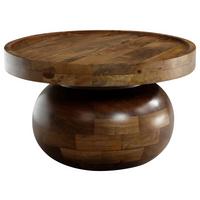 Klubska Miza Mango - rjava, Design, les (50/50/30,5cm) - MID.YOU