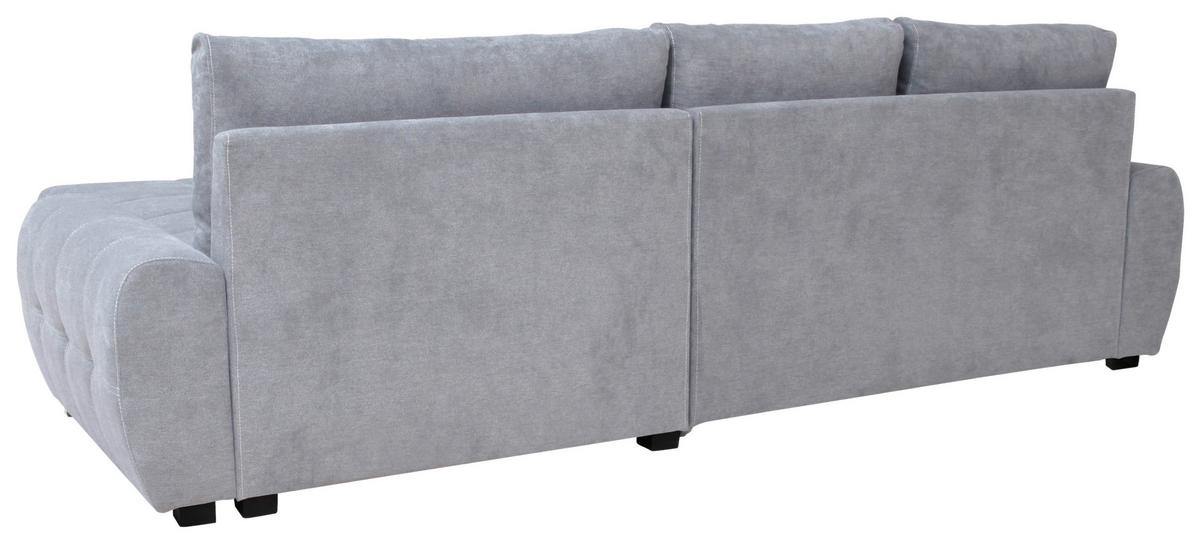 Kutna Garnitura Solar - bijela/svijetlo siva, Design, tekstil/plastika (277/175cm) - Modern Living