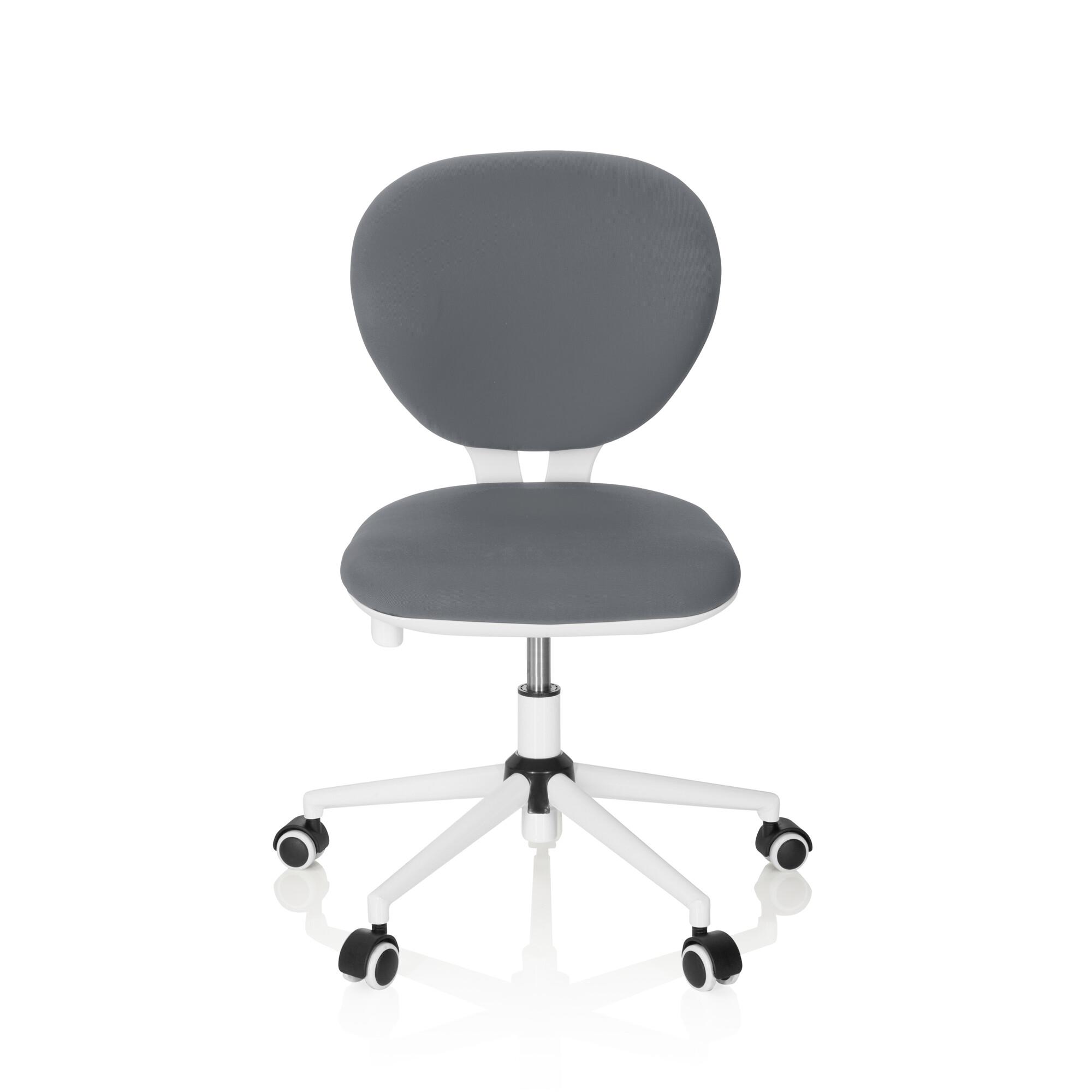Jugenddrehstuhl Kid Vivo Stoff Grau - Grau, Basics, Kunststoff (43/82-95/56cm) - MID.YOU