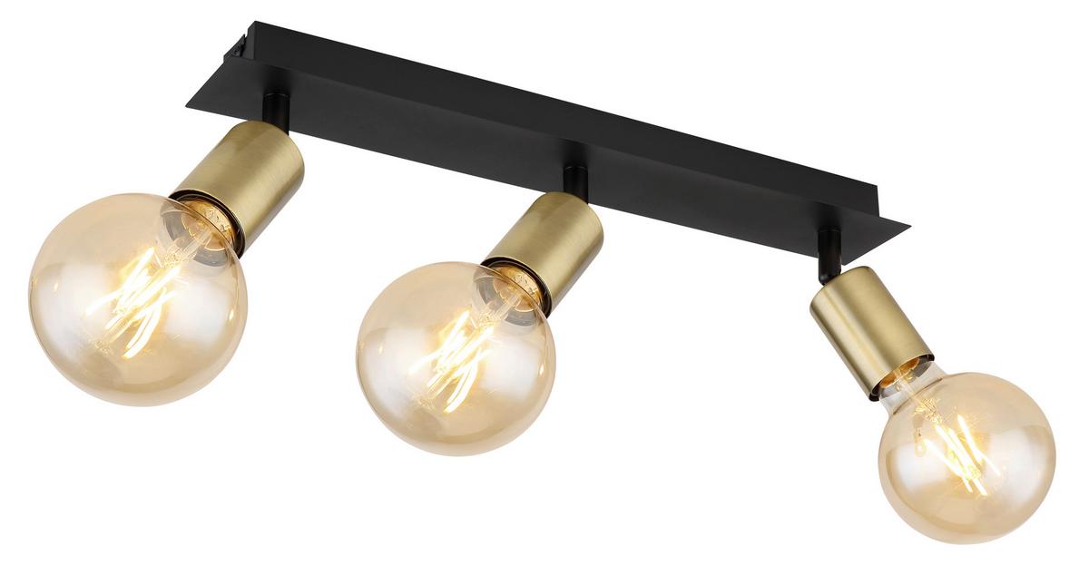 Reflektor Liliana - črna, Design, kovina (40/6/10,5cm) - Globo