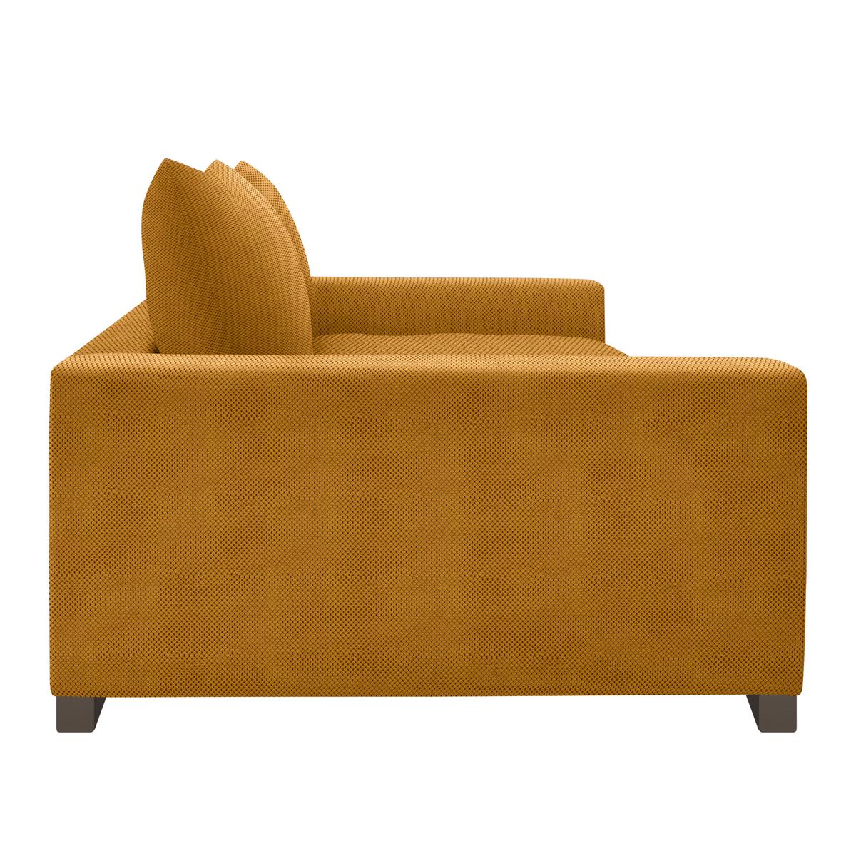 Megasofa Pedro Senfgelb - Senfgelb, MODERN, Holz/Holzwerkstoff (261/83/124cm) - Mömax