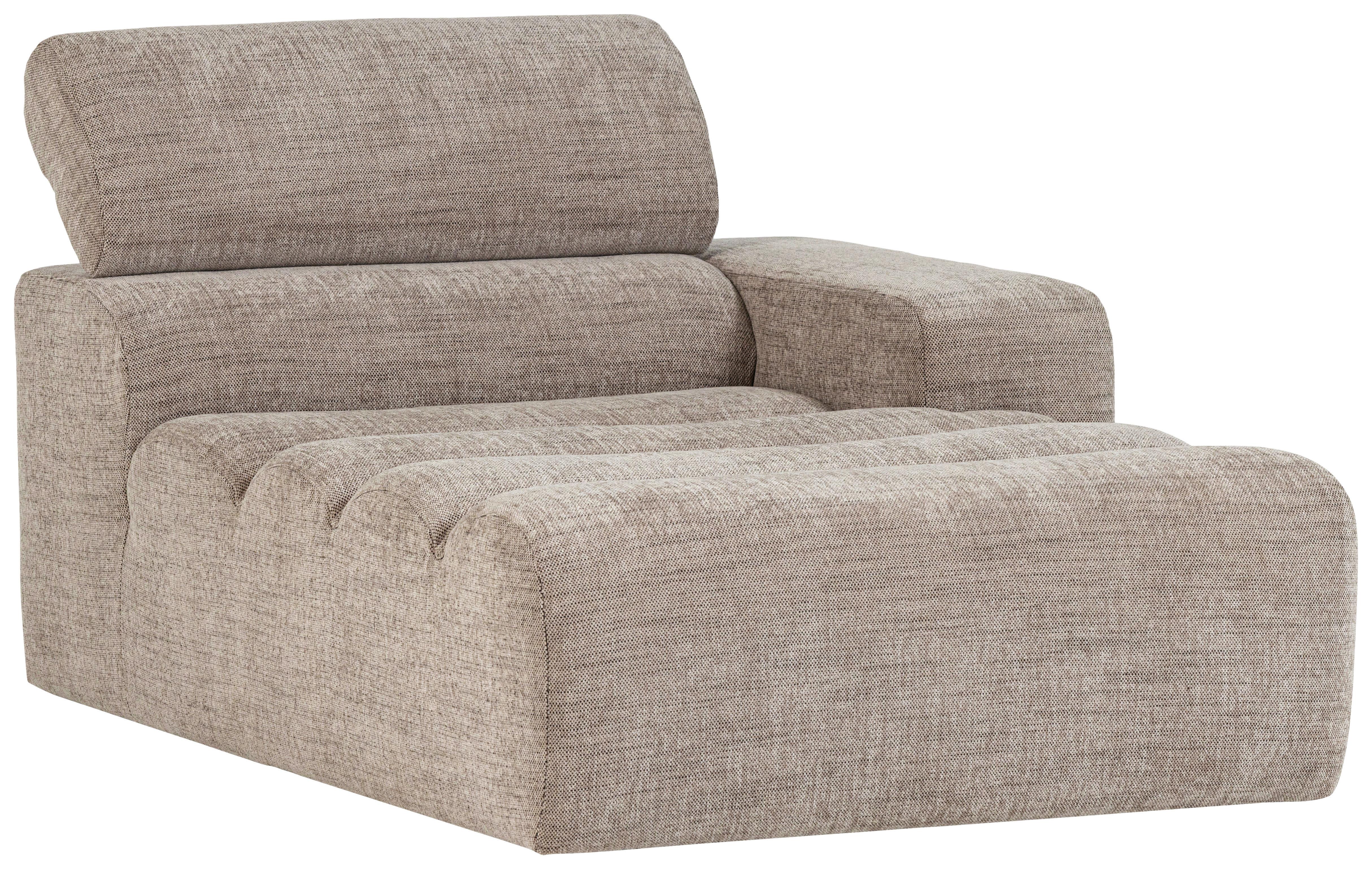 Sofaelement Novi Naturfarben B: 173cm - Schwarz/Naturfarben, Design, Kunststoff/Textil (173/86/109cm) - Livetastic