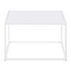 SOFFBORD KUBO -TOP- -BASED- - vit, Modern, metall/trämaterial (60/60/38cm) - Based