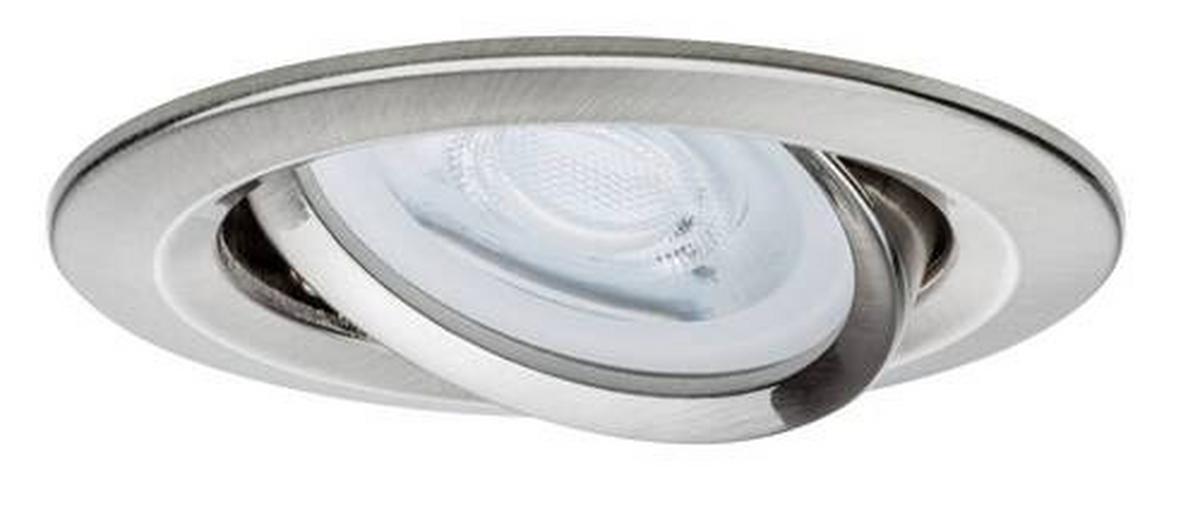 Deckenleuchte Nova Alufarben/Zinkfarben max. 35 W - Basics (7,8cm) - Paulmann