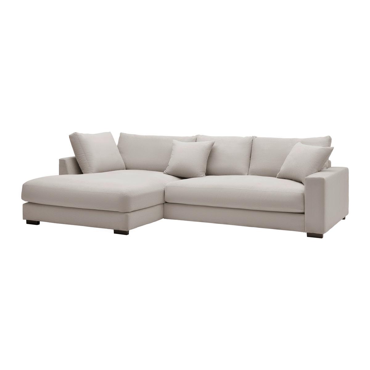 Kutna Garnitura Pedro - bež, Moderno, tekstil (190/83/300cm) - Mömax