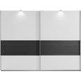 Omara Z Drsnimi Vrati Bert - aluminij/črna, Konvencionalno, kovina/leseni material (270/210/65cm) - Mömax modern living Omara Z Drsnimi Vrati Bert - aluminij/črna, Konvencionalno, kovina/leseni material (270/210/65cm) - Mömax modern living
