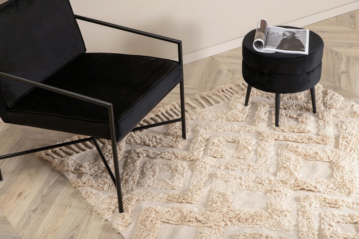 Hochflorteppich Hilma HILMA - Beige, LIFESTYLE, Textil (200/300cm) - P & B