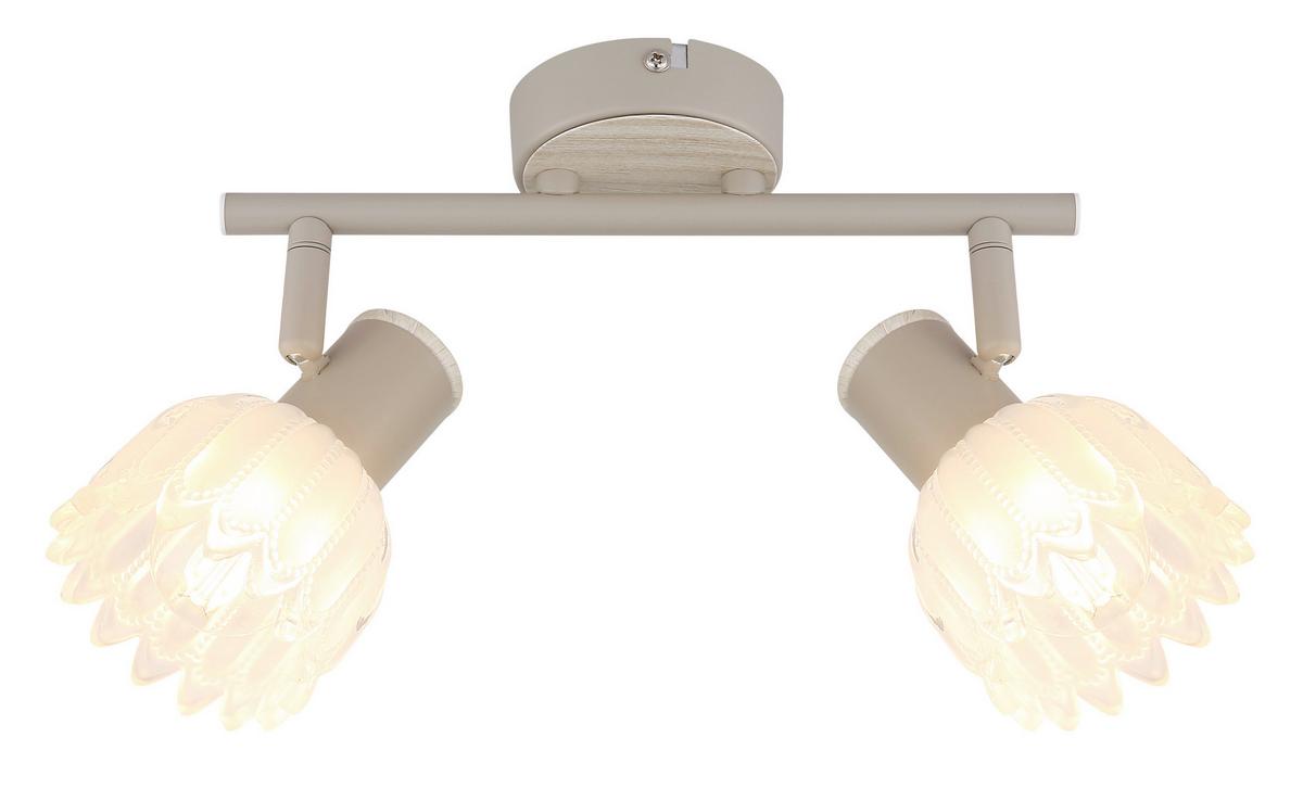 Reflektor Planta - boje pijeska, Konvencionalno, staklo/metal (25/9/15,5cm) - Globo