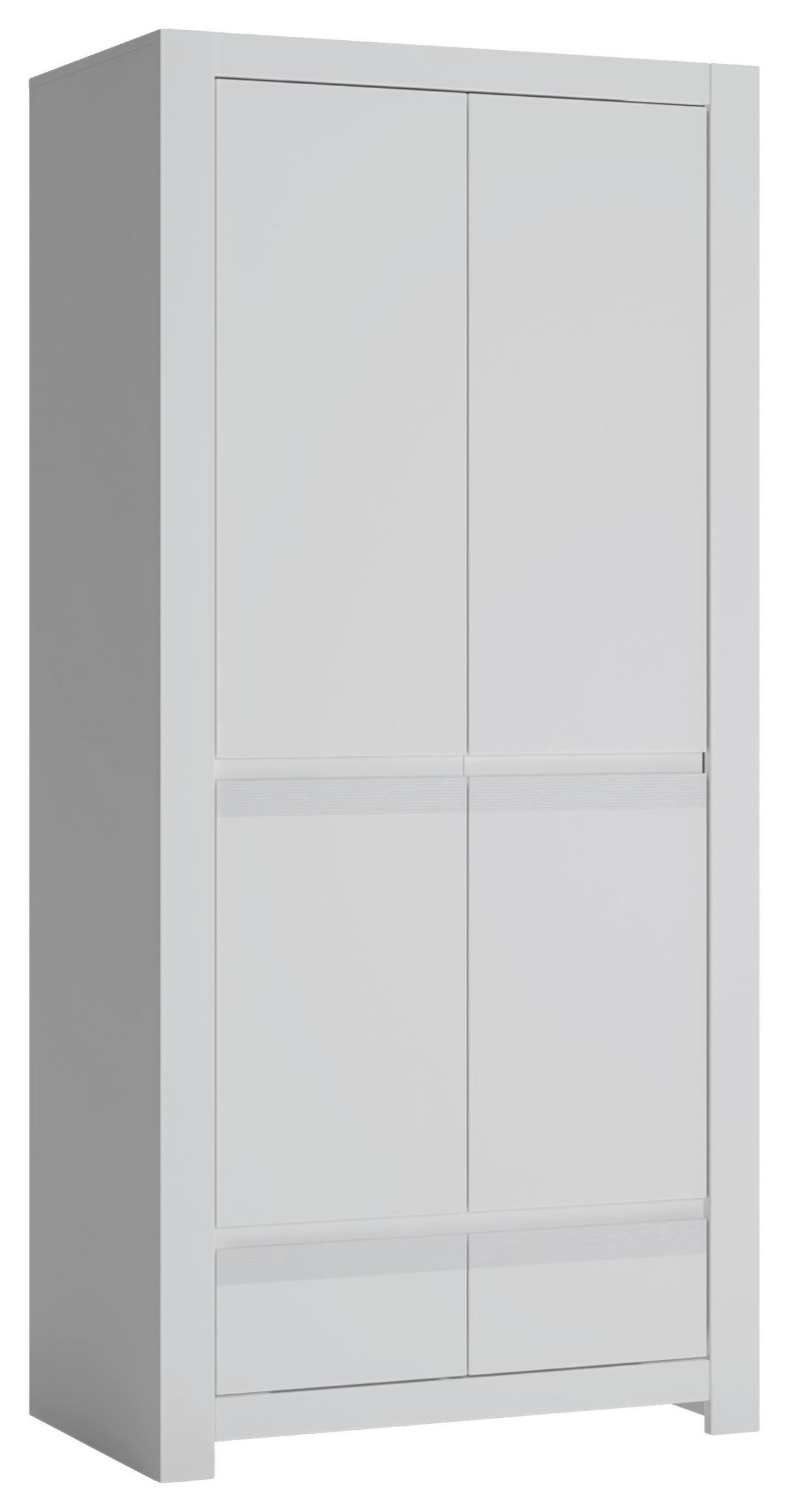 Ormar S Klasičnim Vratima Novi - bijela, Moderno, drvni materijal (92/198/58,2cm) - Premium Living