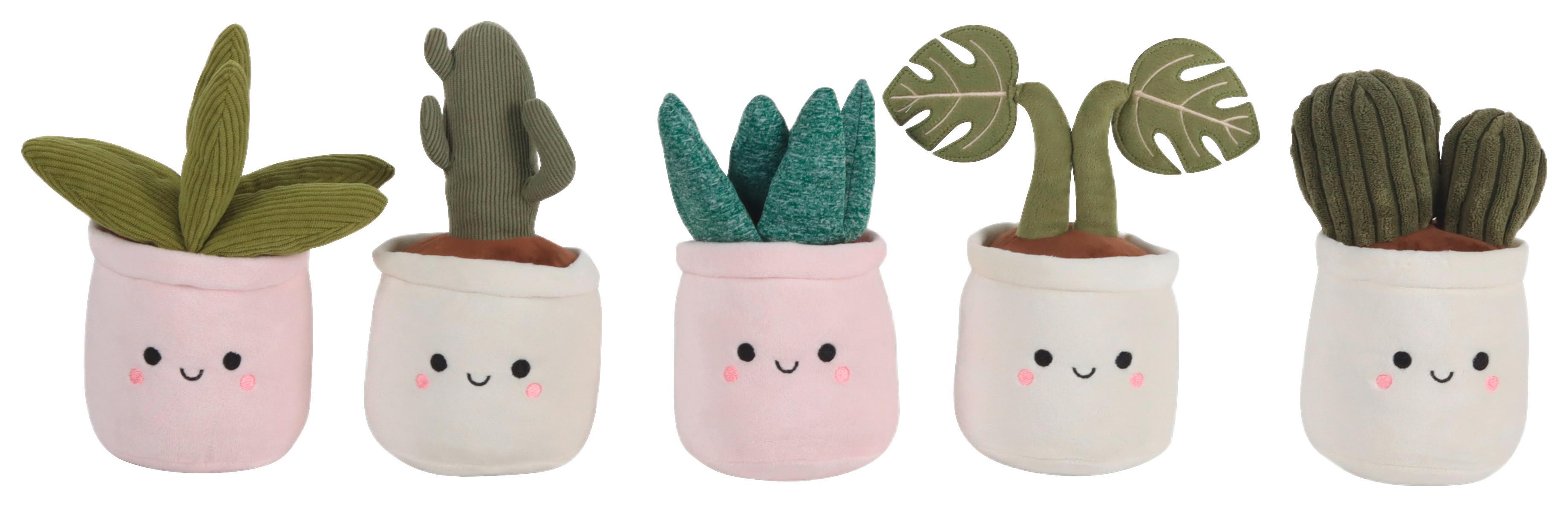 Dekopflanze Aster diverse Designs - Pink/Braun, Textil (10/19-20,5cm) - Mömax