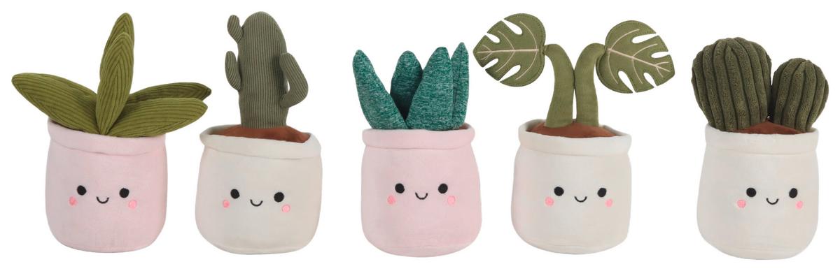 Dekopflanze Aster diverse Designs - Pink/Braun, Textil (10/19-20,5cm) - Mömax