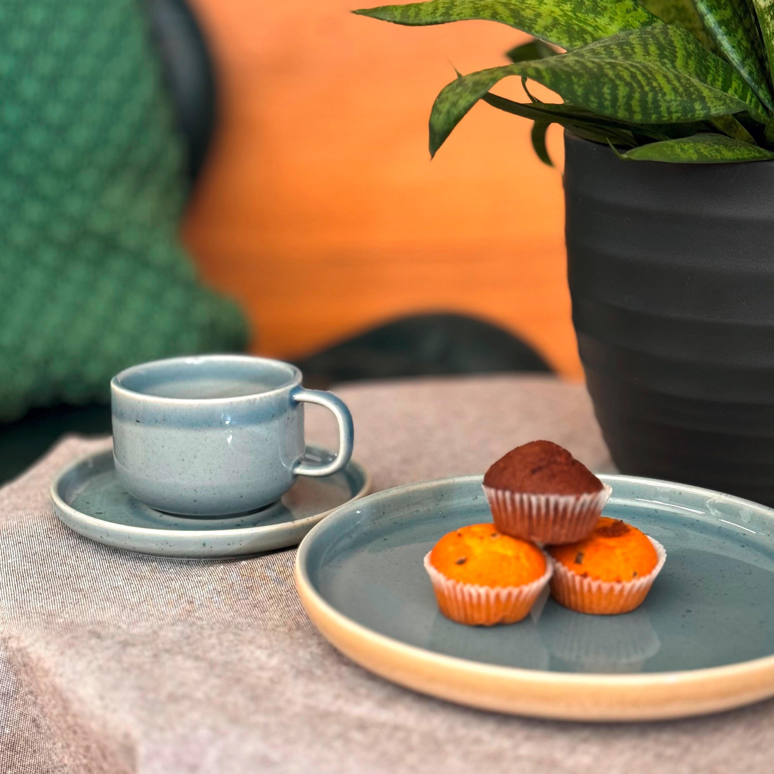 TAFELSERVICE CANDY - Pastellblau, Basics, Keramik - Mäser
