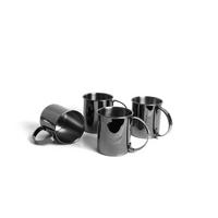 Set Lončkov Echtwerk, Črna, 4 Kos - črna, Basics, kovina (16,2/11,4/11,3cm) - Echtwerk