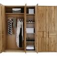 Drehtürenschrank in Eichefarben - Eichefarben, Holz/Holzwerkstoff (256/223/63cm) - PREMIUM LIVING