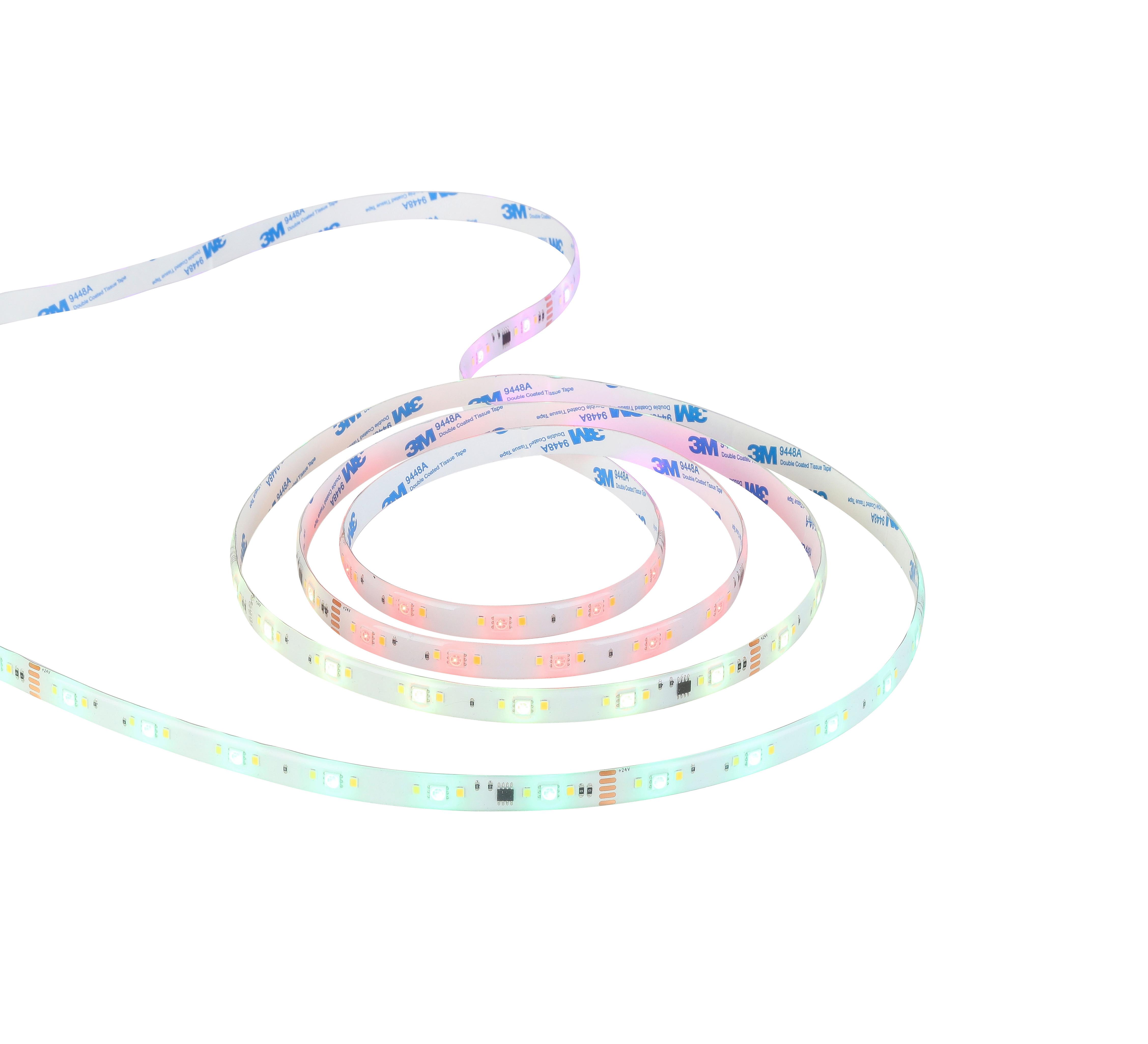 LED-Strip Milo in Weiß max. 18 Watt - Weiß, KONVENTIONELL, Kunststoff (500cm) - Premium Living