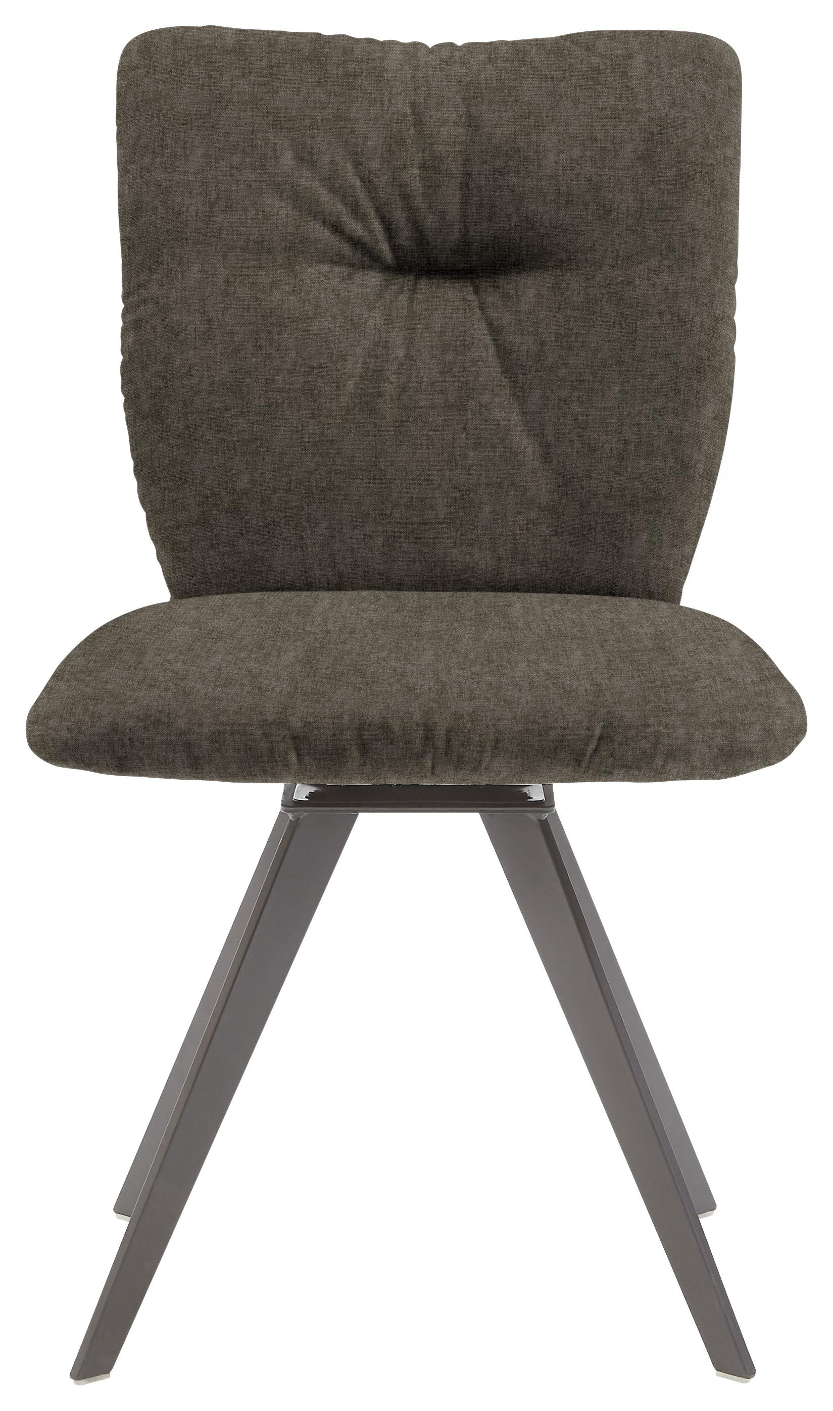 KRZESŁO DERBY - kolor bagienny/czarny, Design, metal/tkanina (52/88/63cm) - Voleo