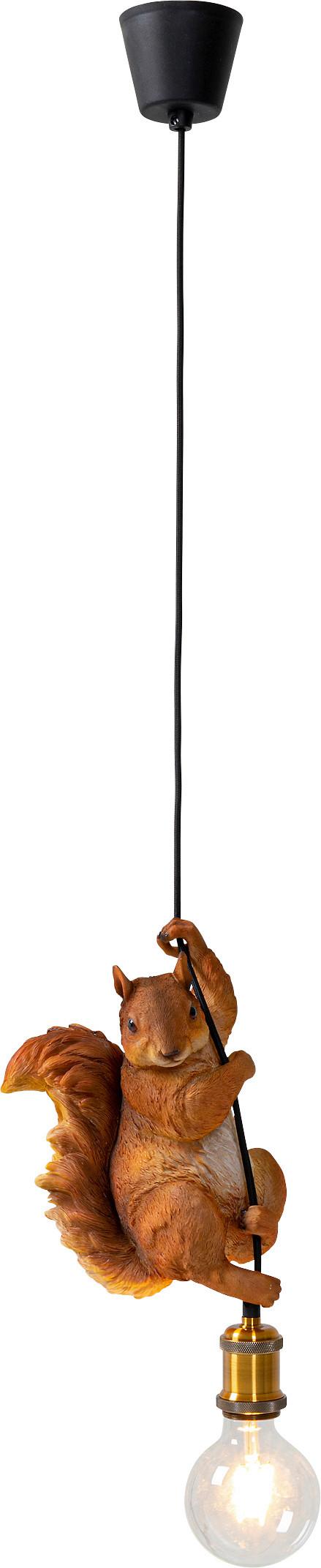 LAMPA WISZĄCA ANIMAL SQUIRREL KARE DESIGN - brązowy, Design, tworzywo sztuczne (20/38/14cm) - Kare-Design