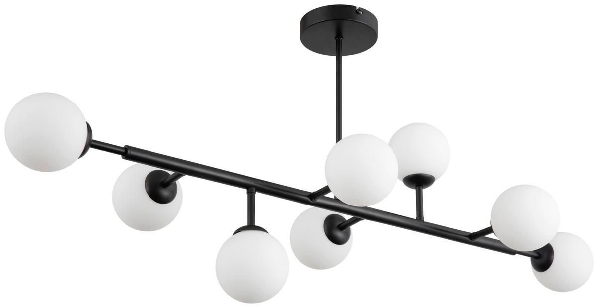 LAMPA SUFITOWA PENINA - biały, Trend, metal/szkło (100/26/48cm) - Novel